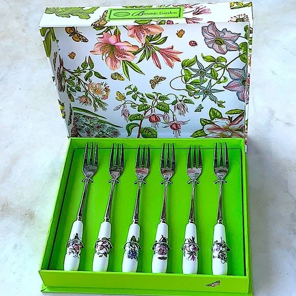 Portmeirion top cake forks